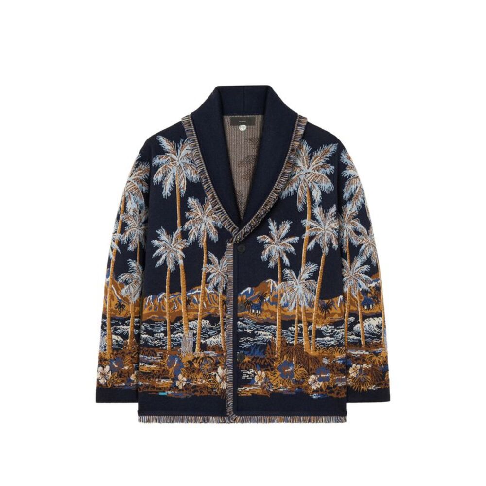 Alanui Blue Sweaters & Knitwear - Cardigans Men